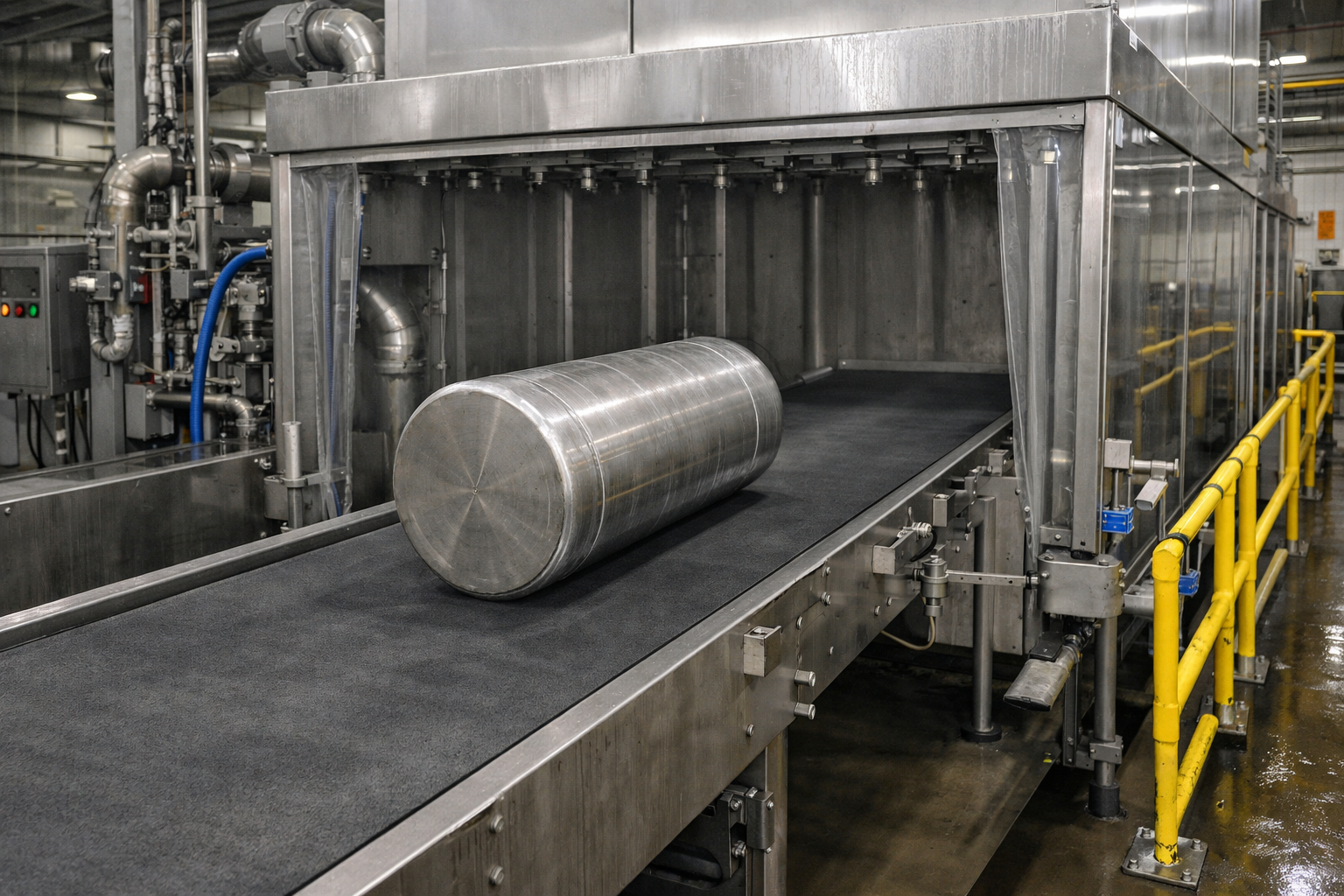 Parts Washer Conveyor Safety Guard